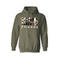 thumbnail image 1 of Friends Movie Hoodie - Funny Michael Myers Halloween Graphic Hooded Sweatshirt for Women & Men - Military Green, 1 of 3