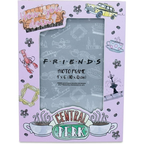 Silver Buffalo Friends How You Doin Central Perk Photo Frame, 4 x 6 Inches