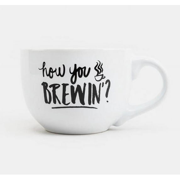 Friends How Your Brewing 24 Ounce Ceramic Soup Mug