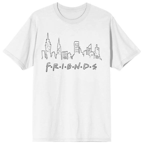 Friends Icon White Line Shirt-L