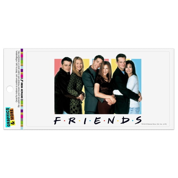 Friends It's All About Friends Automotive Car Refrigerator Locker Vinyl Magnet