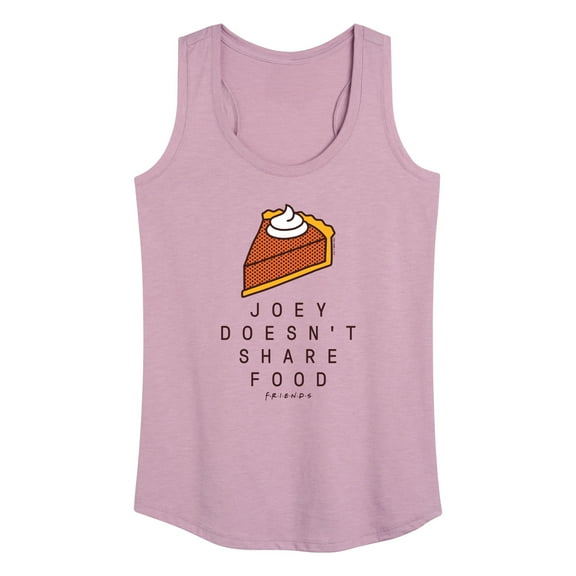 Friends - Joey Doesn't Share Food - Women's Racerback Tank Top