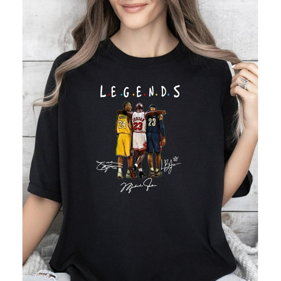 Friends Kobe B-r-y-ant Michael J-or-dan###Unisex T-Shirt