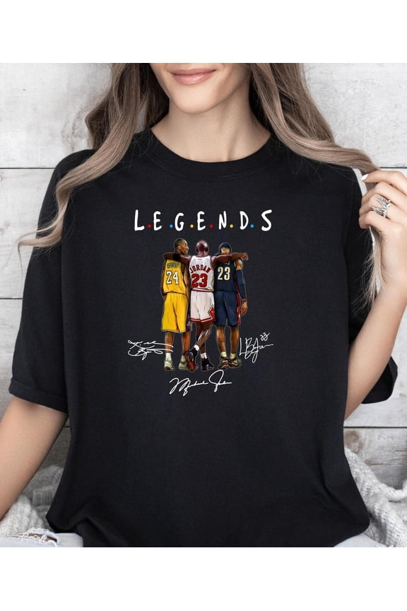 Kobe B-r-y-ant Michael J-or-dan###Unisex T-Shirt