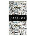 thumbnail image 1 of Friends Let's Be Friends Pattern Officially Licensed Beach Towel 30' X 60', 1 of 6