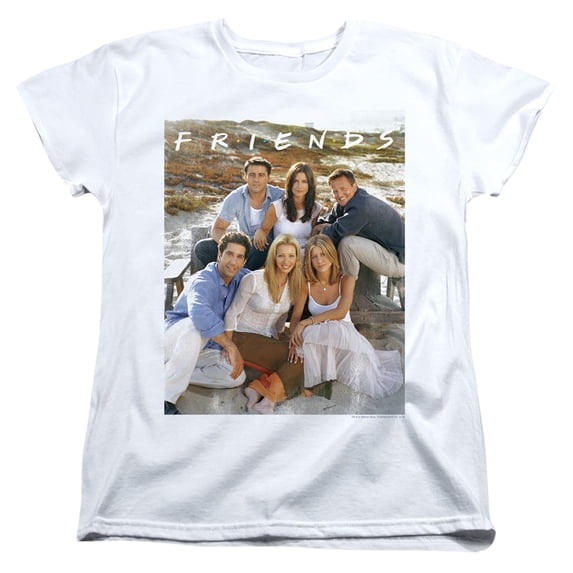 Friends - Lifes A Beach - Women's Short Sleeve Shirt - XX-Large
