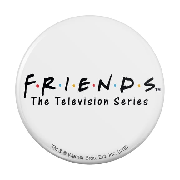 Friends Logo Pinback Button Pin