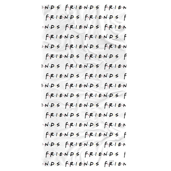 Friends Logo Repeat Officially Licensed Beach Towel 30' X 60'