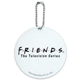 thumbnail image 1 of Friends Logo Round Luggage ID Tag Card Suitcase Carry-On, 1 of 8