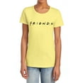 thumbnail image 1 of Friends Logo Women's T Shirt, Banana, Small, 1 of 6