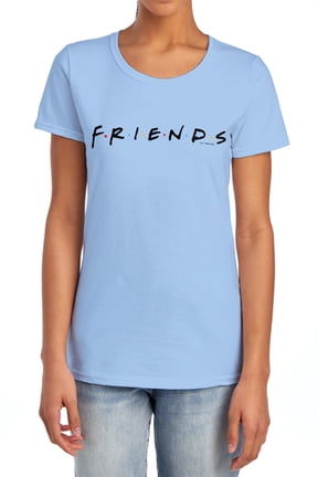 Friends Logo Women's T Shirt, Light Blue, 2X-Large