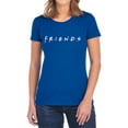 thumbnail image 1 of Friends Logo Women's T Shirt, Royal, X-Large, 1 of 6