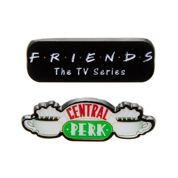 Friends Logo and Central Perk Lapel Pins (2-Pack)