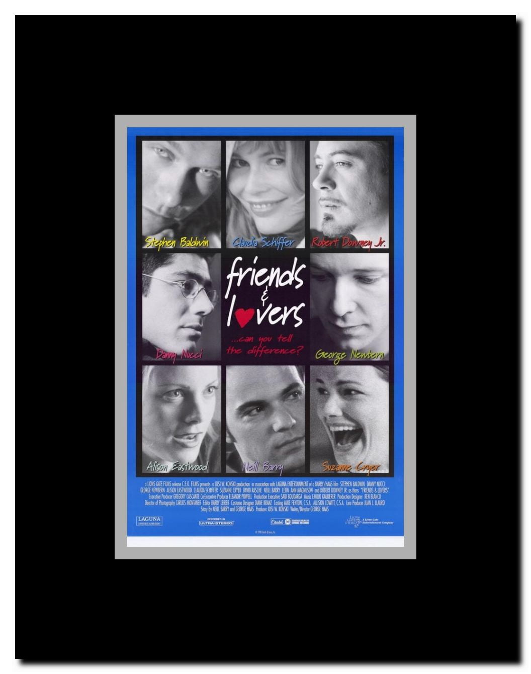 Friends & Lovers Framed Movie Poster