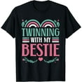thumbnail image 1 of Friends Matching Twins Day Spirit Week Twinning Bestie T-Shirt, 1 of 4