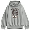 thumbnail image 1 of Friends - Meet At Central Perk - Ladies Oversized Fleece Hoodie Sweatshirt, 1 of 3