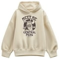 thumbnail image 1 of Friends - Meet At Central Perk - Ladies Oversized Fleece Hoodie Sweatshirt, 1 of 3