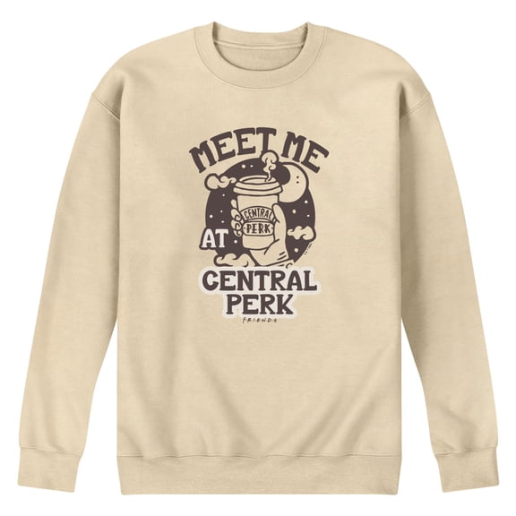 Friends - Meet At Central Perk Men's Graphic Fleece Sweatshirt
