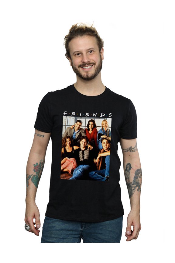 Friends Men's Group Photo Window T-Shirt