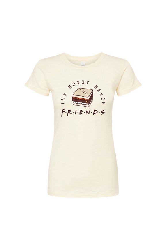 - Moist Maker - Juniors Fitted Graphic T-Shirt