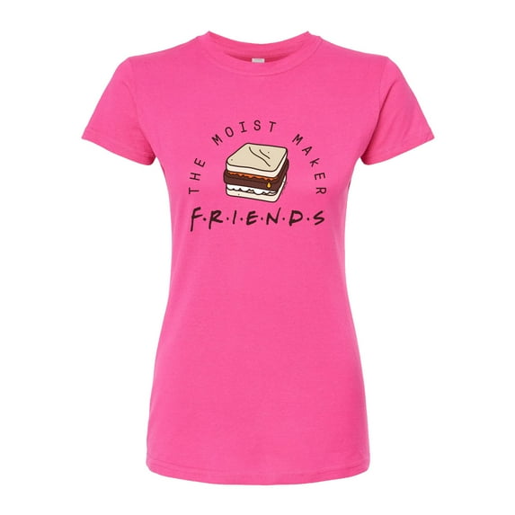 Friends - Moist Maker - Juniors Fitted Graphic T-Shirt