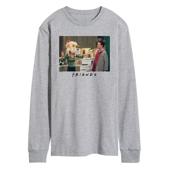 Friends - Monica Turkey Head - Men's Long Sleeve Graphic T-Shirt