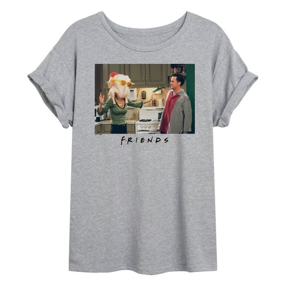 Friends - Monica Turkey Head - Women's Oversized Graphic T-Shirt