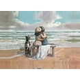thumbnail image 1 of Friends On The Beach - CANVAS OR FINE PRINT WALL ART, 1 of 1