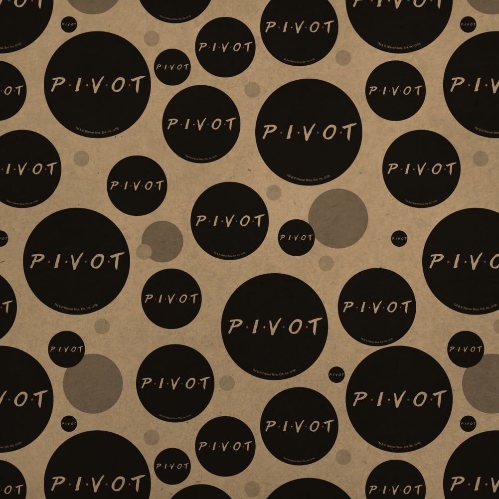 Friends PIVOT Premium Kraft Gift Wrap Wrapping Paper Roll