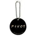 thumbnail image 1 of Friends PIVOT Wood Wooden Round Keychain Key Chain Ring, 1 of 3