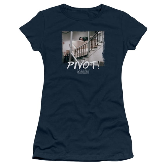 Friends Pivot S/S Junior Women's T-Shirt Sheer Navy