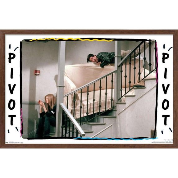 Friends - Pivot Wall Poster, 14.725" x 22.375", Framed