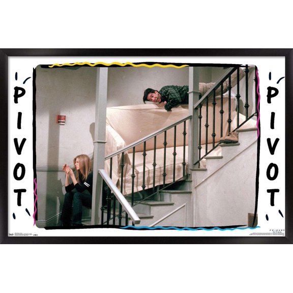 Friends - Pivot Wall Poster, 14.725" x 22.375", Framed