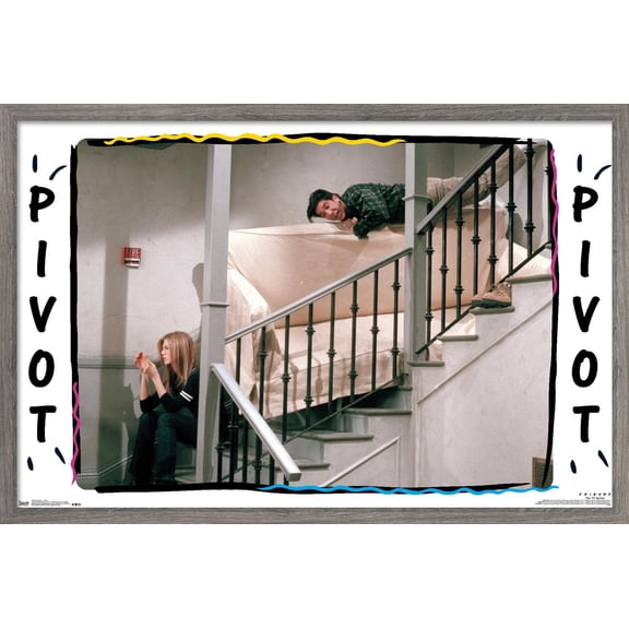 Friends - Pivot Wall Poster, 22.375" x 34", Framed