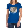 thumbnail image 1 of Friends Pivot Women's T Shirt, Royal, Medium, 1 of 6