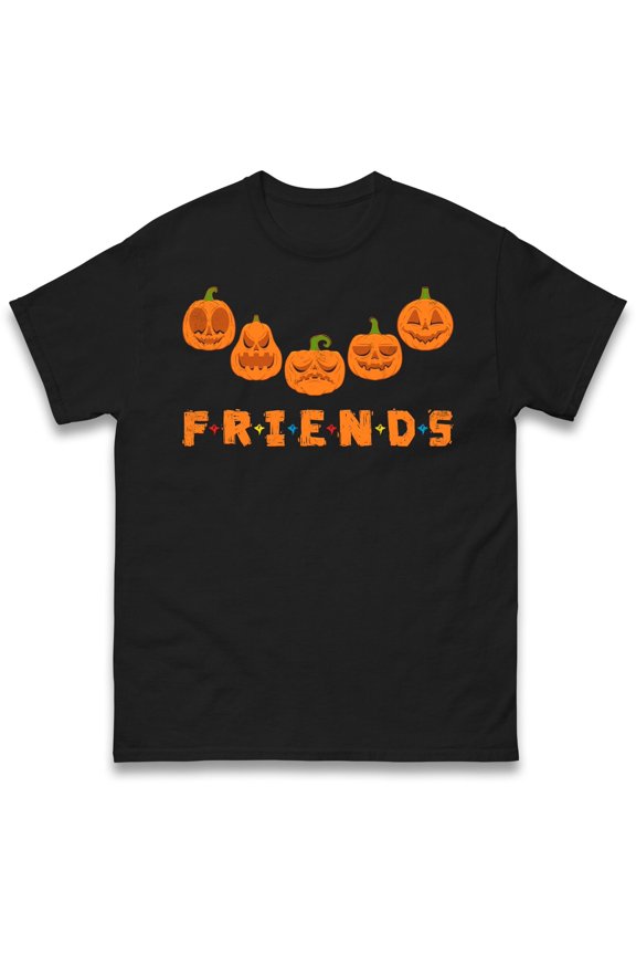 Friends Pumpkin Design Halloween T Shirt,Halloween Pumpkin Character night Party