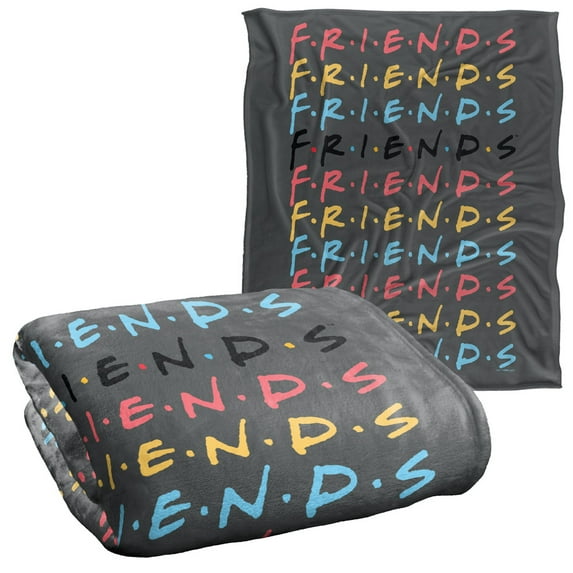 Friends Repeat Officially Licensed Silky Touch Super Soft Throw Blanket 50' x 60'