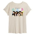 thumbnail image 1 of Friends - Retro Milshakes - Women's Oversized Graphic T-Shirt, 1 of 4