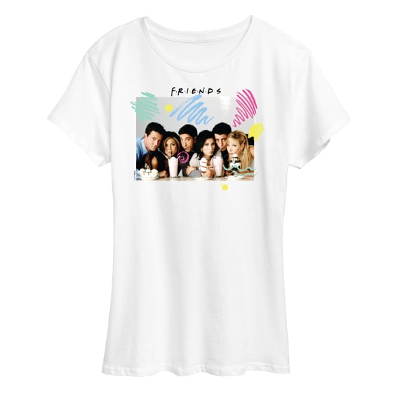 Friends - Retro Milshakes - Women's Short Sleeve Graphic T-Shirt