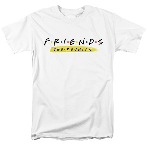 Friends Reunion Logo White Unisex Adult T-Shirt