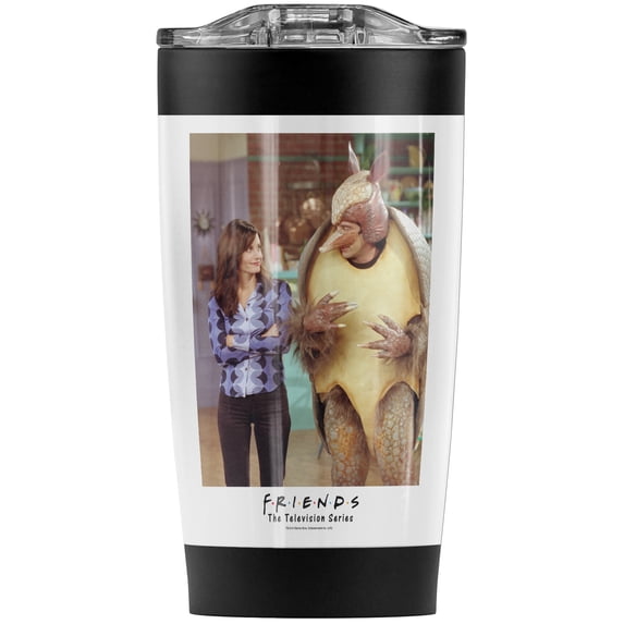 Friends Ross Aardvark Costume Stainless Steel Tumbler 20 oz Coffee Travel Mug/Cup, Vacuum Insulated & Double Wall with Leakproof Sliding Lid | Great for Hot Drinks and Cold Beverages