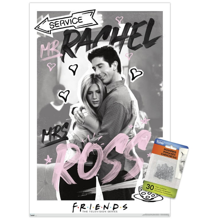 Poster, affiche Friends - Rachel & Ross, Cadeaux et merch