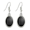 thumbnail image 1 of Friends SEVEN Novelty Dangling Drop Oval Charm Earrings, 1 of 5