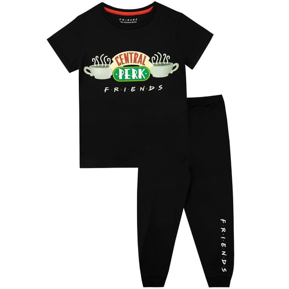 Friends Short Sleeve Girls Pajamas Short Sleeve Sizes 8 -16