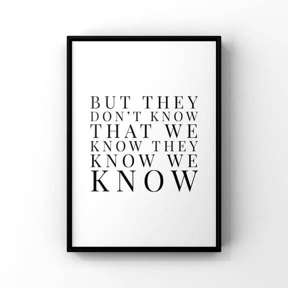 Friends Show Quote Poster, Wall Art Home Decor, 8x12 UNFRAMED