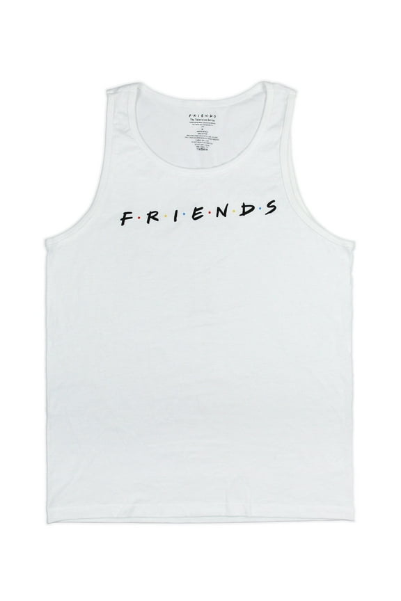 Friends Sitcom TV Series Adult Men's Show Title Logo Tank Top Shirt