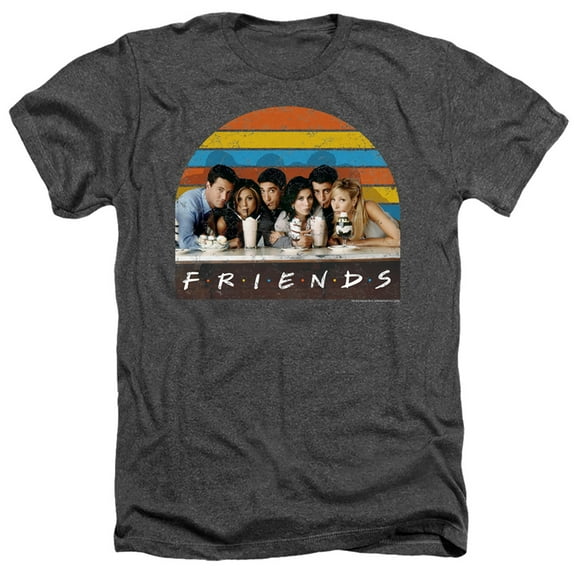 Friends - Soda Fountain - Heather Short Sleeve Shirt - XX-Large
