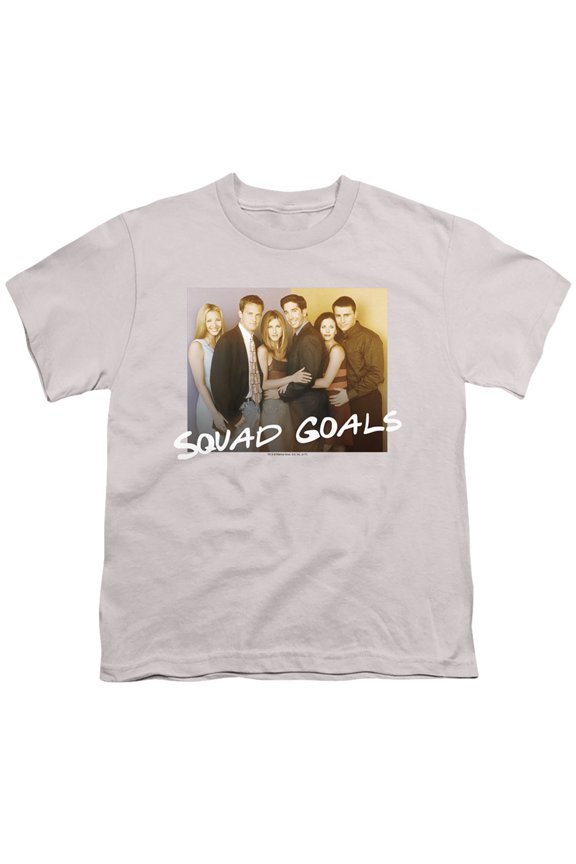 Friends - Squad Goals - Youth Short Sleeve Shirt - Large