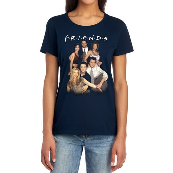 Friends Stand Together Women's T Shirt, Navy, Small