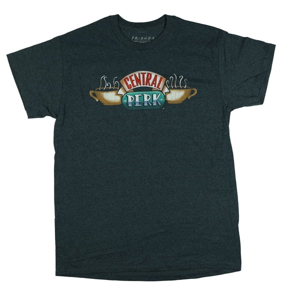 Friends T-Shirt Men's Central Perk Coffee Shop Short Sleeve Graphic Top